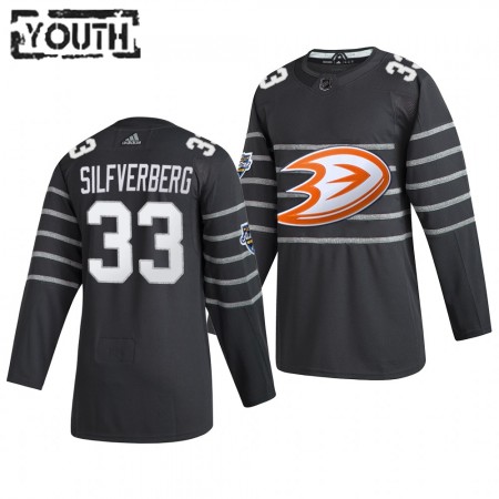 Anaheim Ducks Jakob Silfverberg 33 Grijs Adidas 2020 NHL All-Star Authentic Shirt - Kinderen